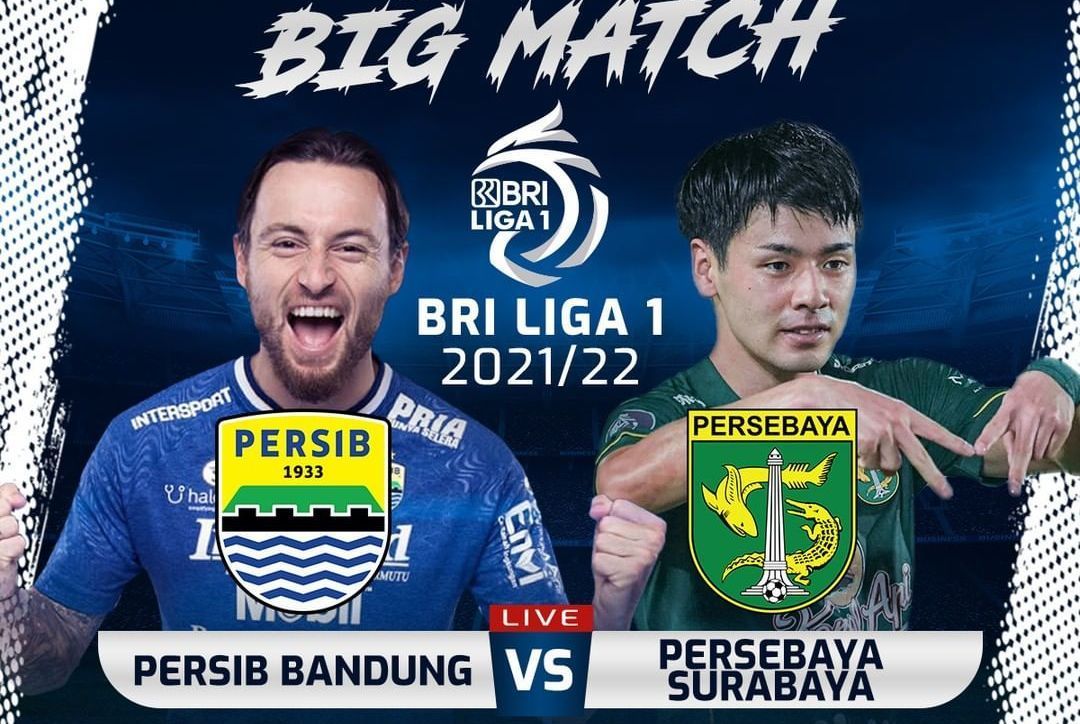 LINK NONTON LIVE STREAMING Persib vs Persebaya/Instagram/sports.indosiar /