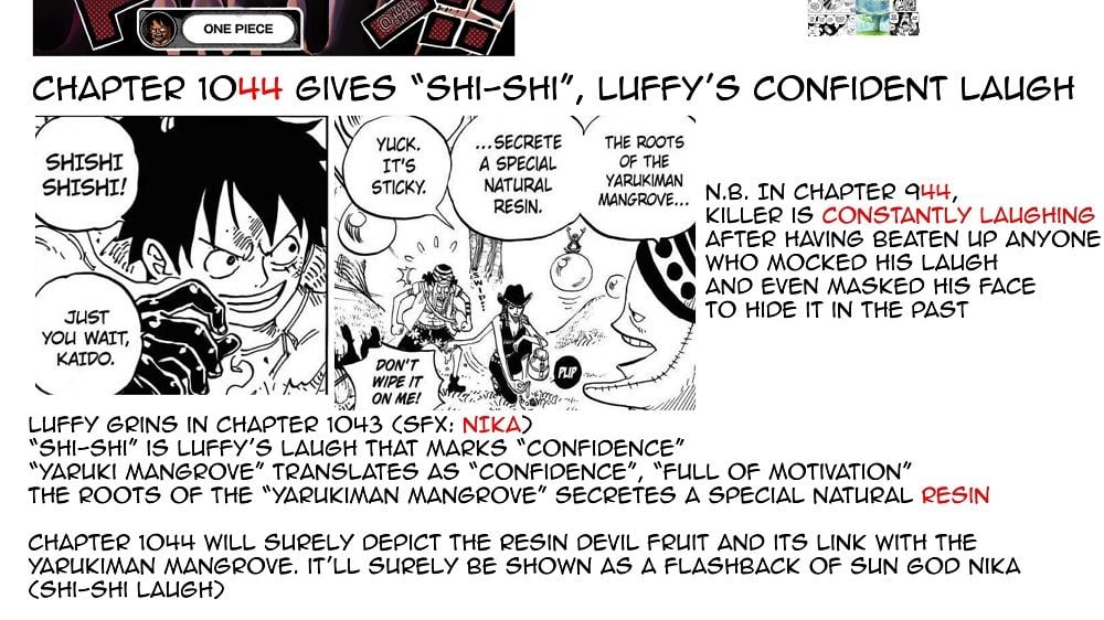 Chapter 1044 spoilers one piece