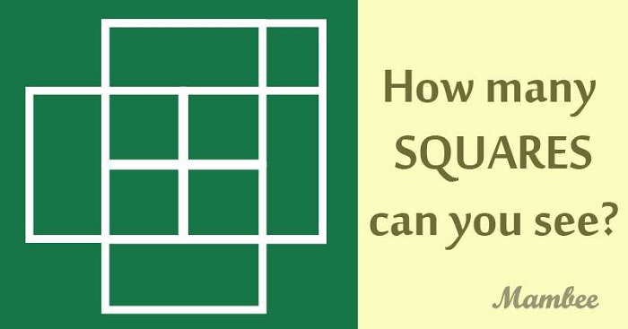 Berapa jumlah persegi dalam gambar?