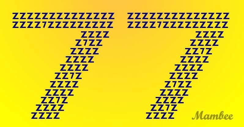 Jawab tes fokus dengan menghitung jumlah angka 7 dalam 17 detik.