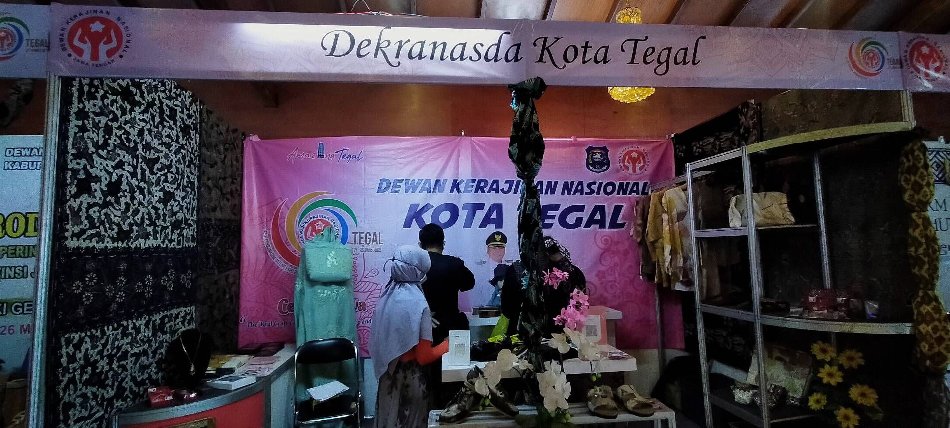 Booth Dekranasda Kota Tegal