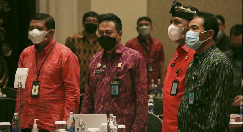 Pembukaan Sosialisasi Layanan Pendaftaran Perseroan Perorangan, di Badung, Bali, Kamis 24 Maret 2022. 
