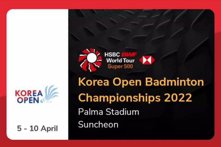 Korea open badminton championships 2022