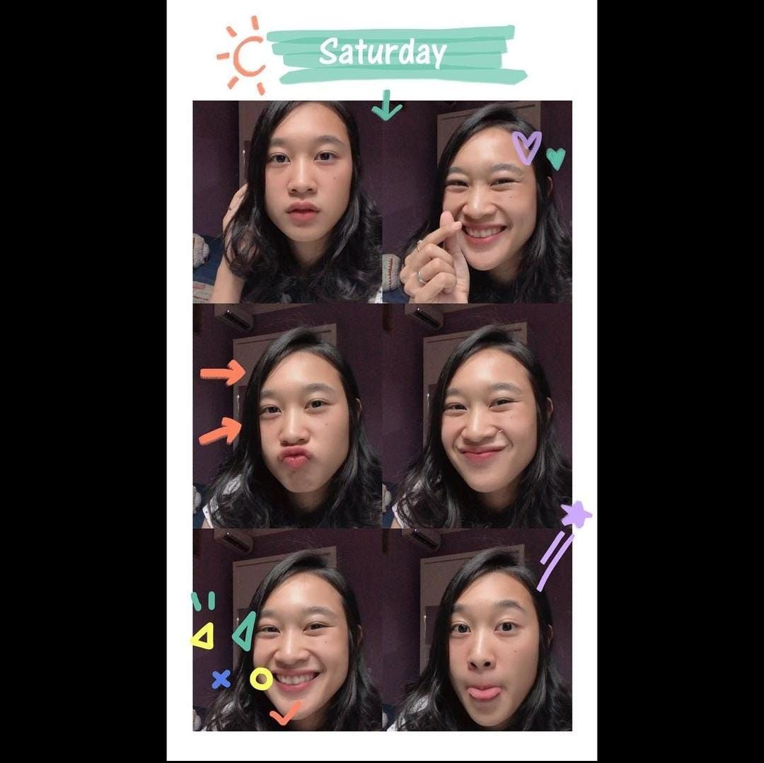Selfie Ala Lisa Ayu Kusumawati dengan Berbagai Ekspresi