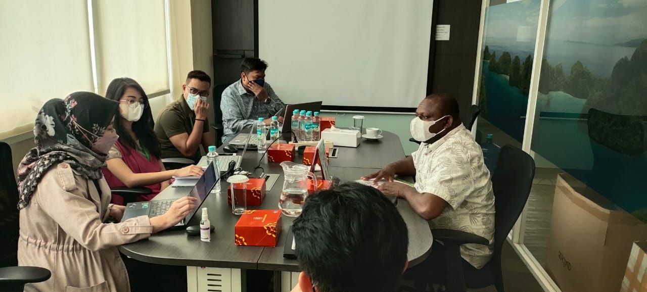 Suasana Pertemuan untuk perkuat komitmen tersebut berlangsung di Kantor PT.Infrakstur Bisnis Sejahtera ( IBS ) Cikini Jakarta Pusat, Senin, 28 Maret 2022.