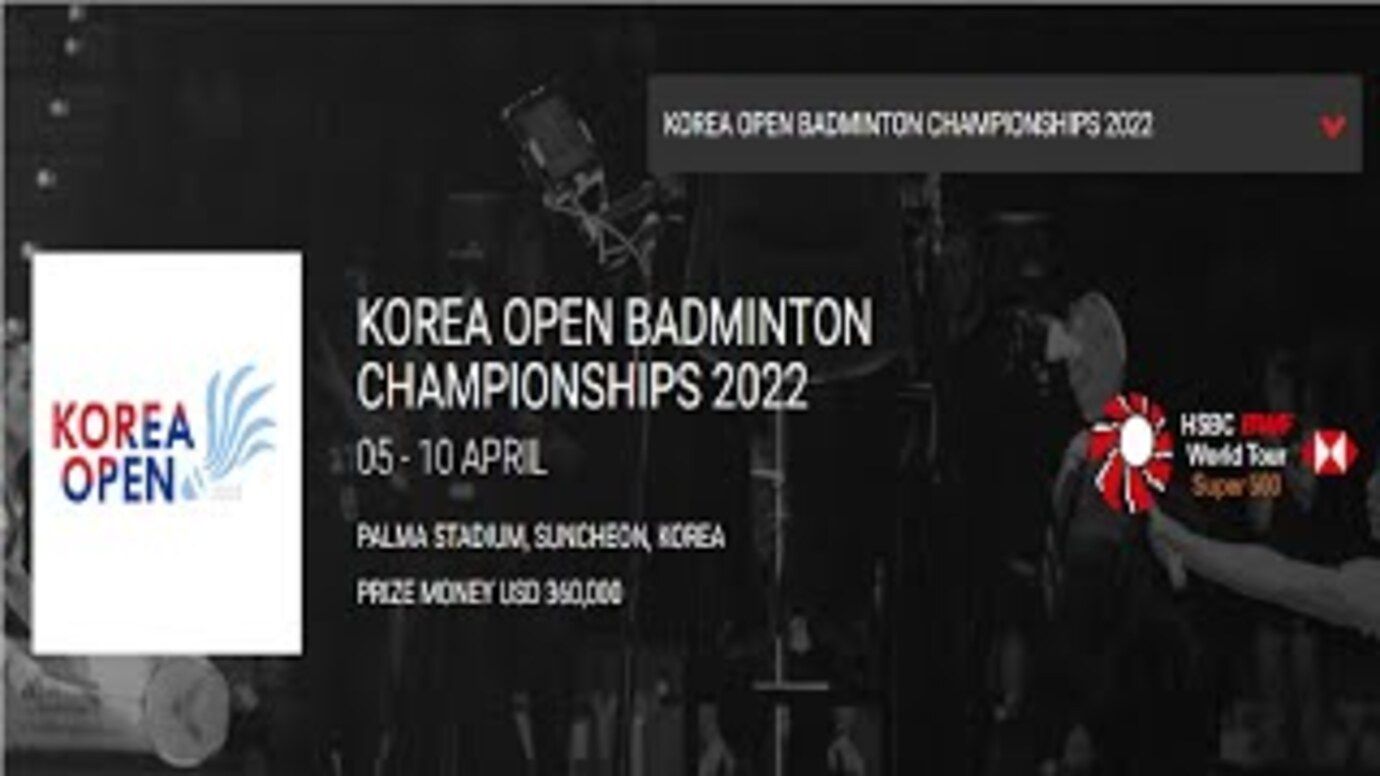 Swis Open 2022 Selesai Digelar, Berikut Jadwal Pelaksanaan Korea Open Badminton Championship 2022