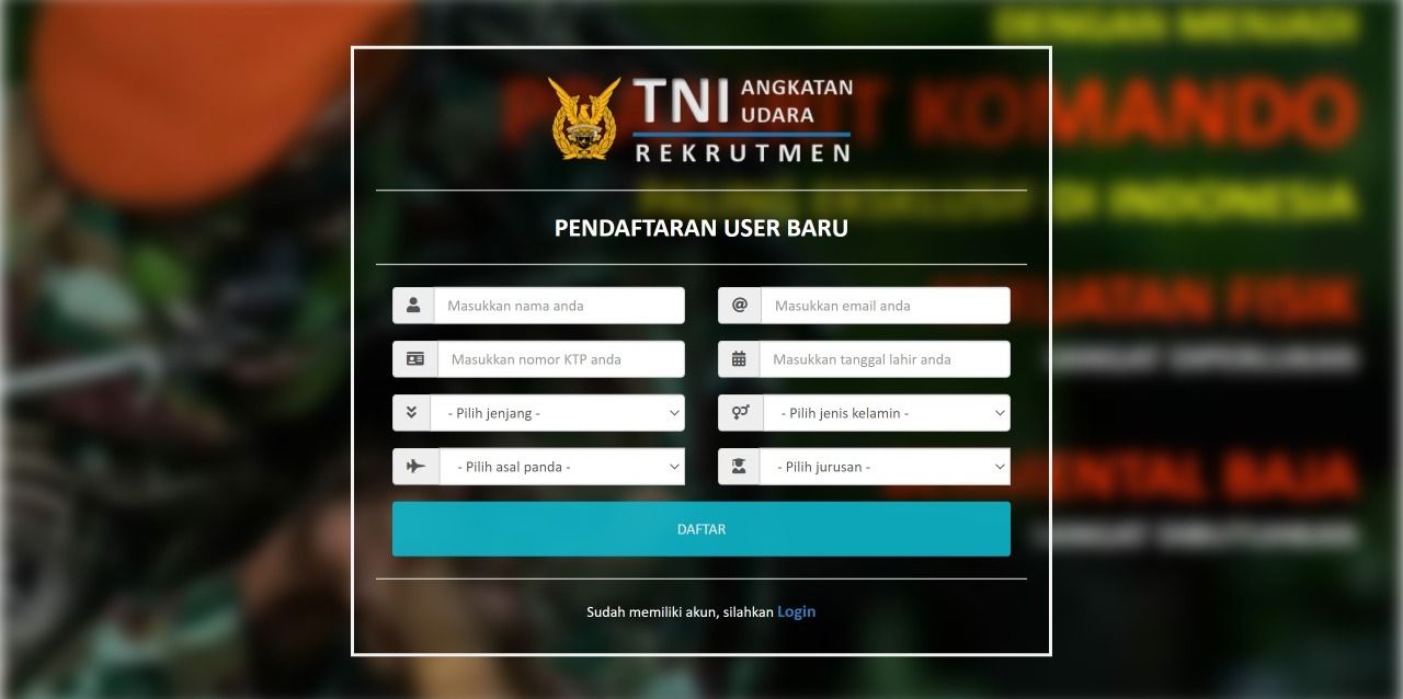 Penerimaan Taruna Dan Taruni Tni Au Tahun 2022 Lengkap Dengan Syarat