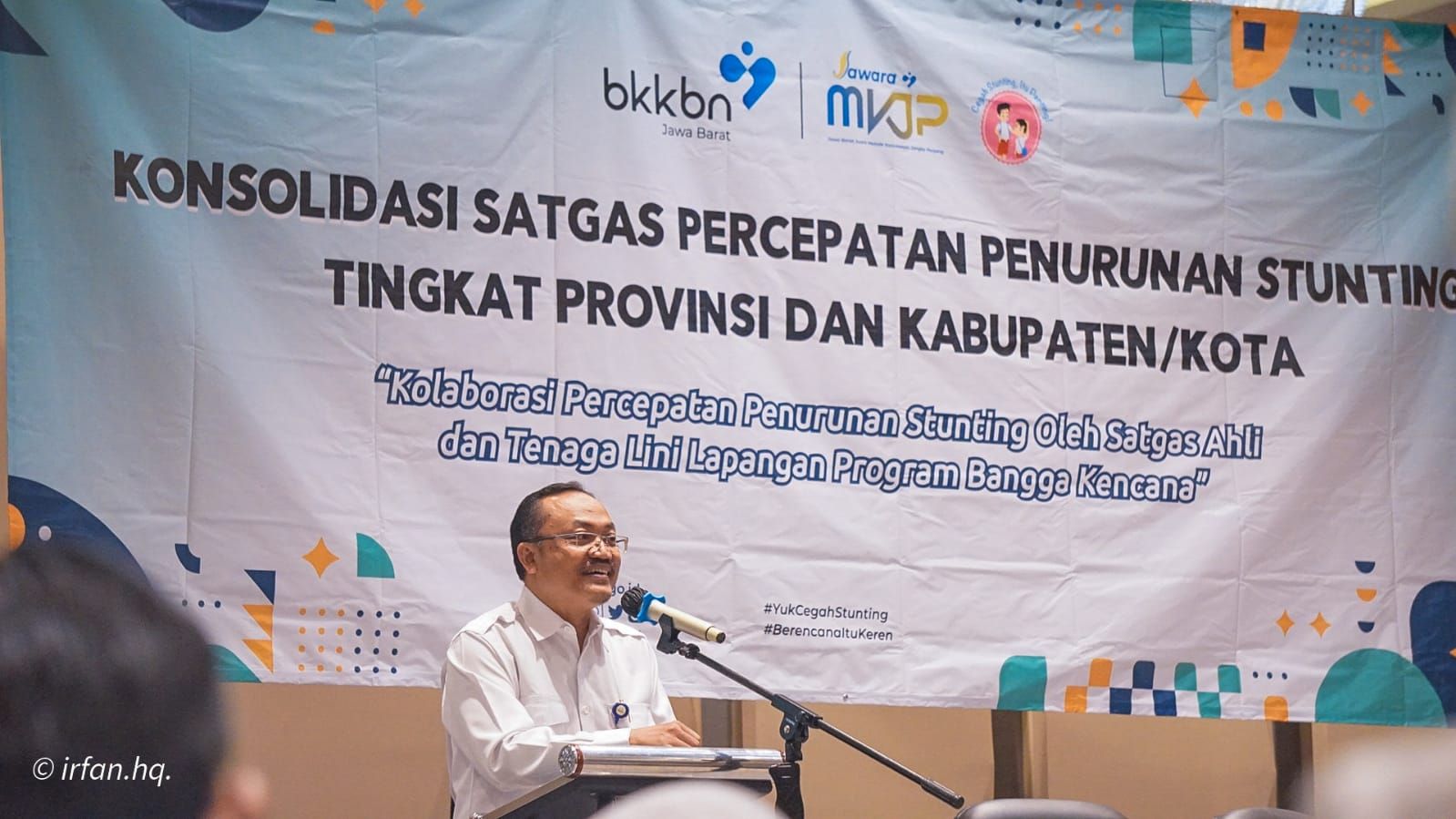 Kepala Badan Kordinasi Keluarga Berencana Nasional (BKKBN) Perwakilan Jawa Barat, Wahidin  (BKKBN Jabar)