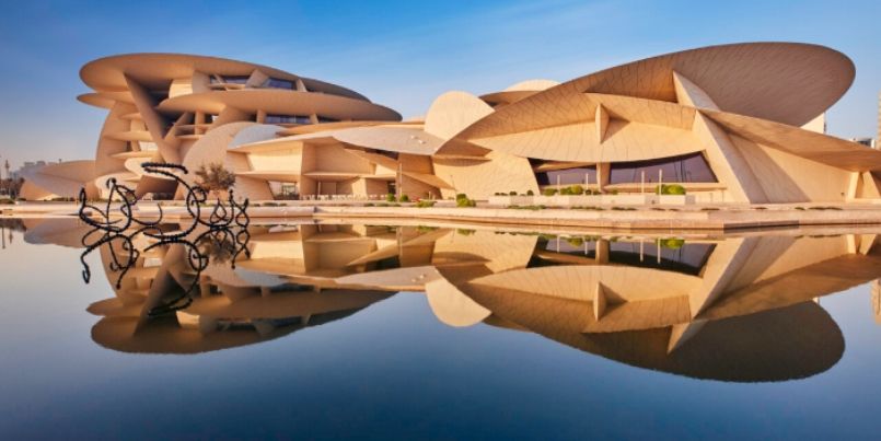 Museum Nasional Qatar, salah satu wisata Qatar.