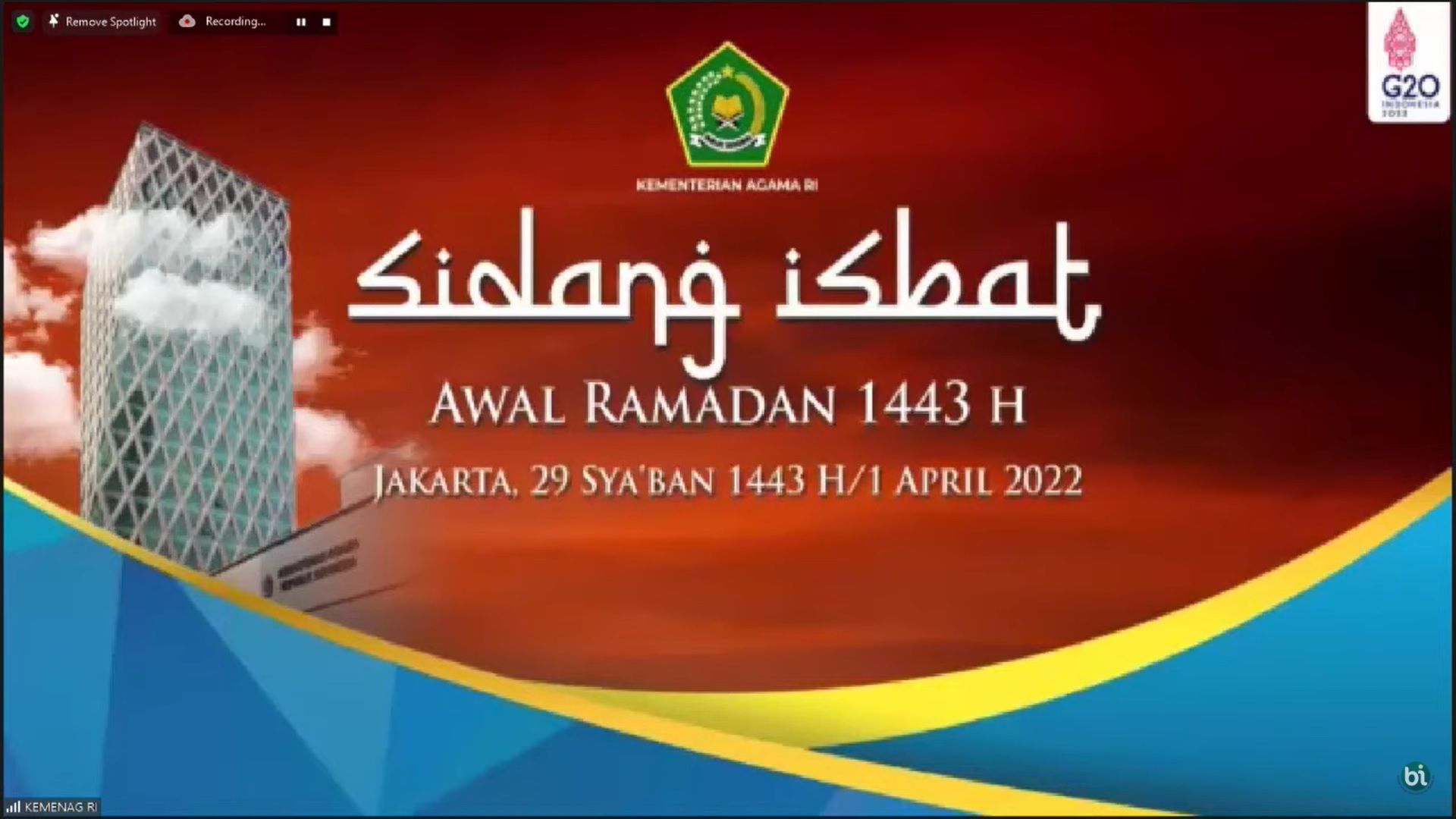 1 ramadhan 2022 penetapan Tarikh mula