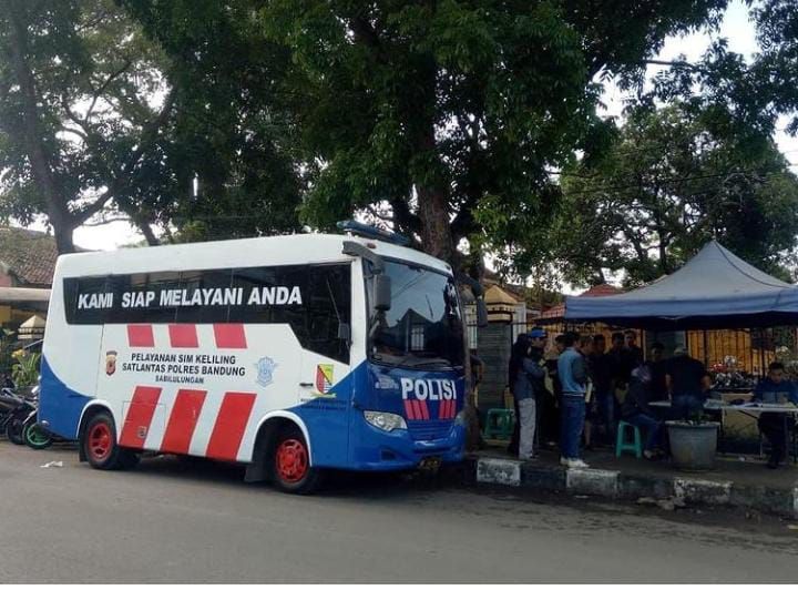 Info layanan SIM Keliling Polrestabes Bandung hari ini, Sabtu 23 Juni 2022/Instagram.com/@polrestabandung
