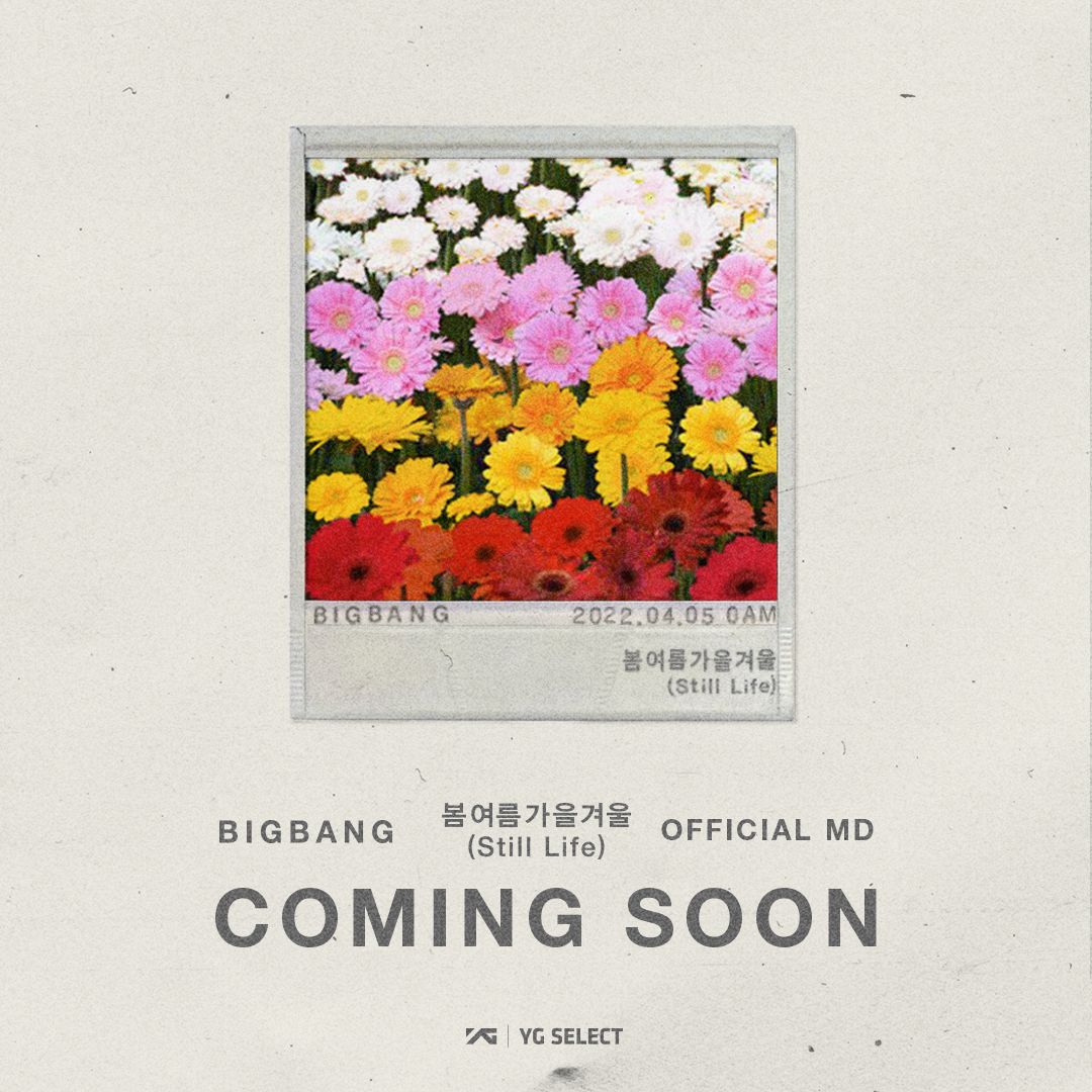 YG Entertainmnet umumkan akan rilis official merchandise BIGBANG ‘Still Life’ 