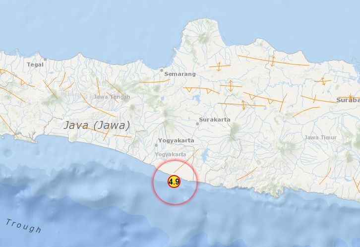 Gempa Hari Ini 6 April 2022 Gempa Bumi M 4 9 Sr Guncang Wilayah