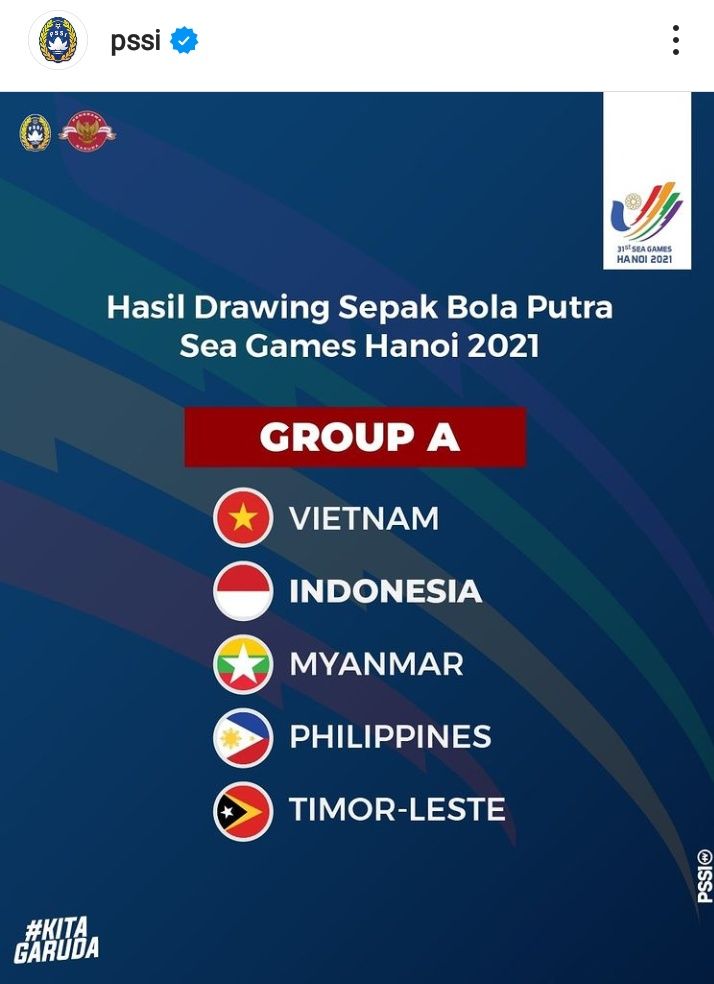 Jadwal Lengkap Timnas Indonesia di Sea Games 2021 Vietnam - Portal  Majalengka