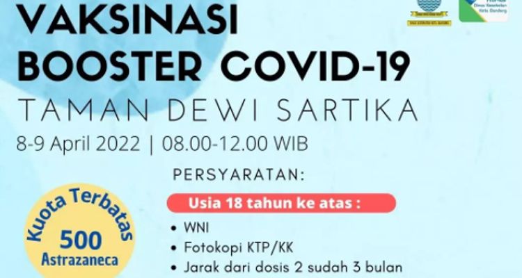 Jadwal Dan Lokasi Vaksin Booster Kota Bandung Hari Ini Jumat, 8 April 2022