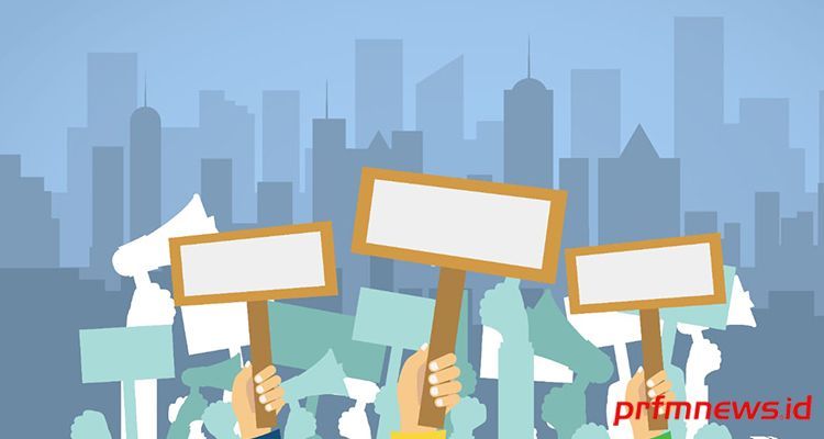 Ilustrasi demo warga Bekasi terhadap Toyota