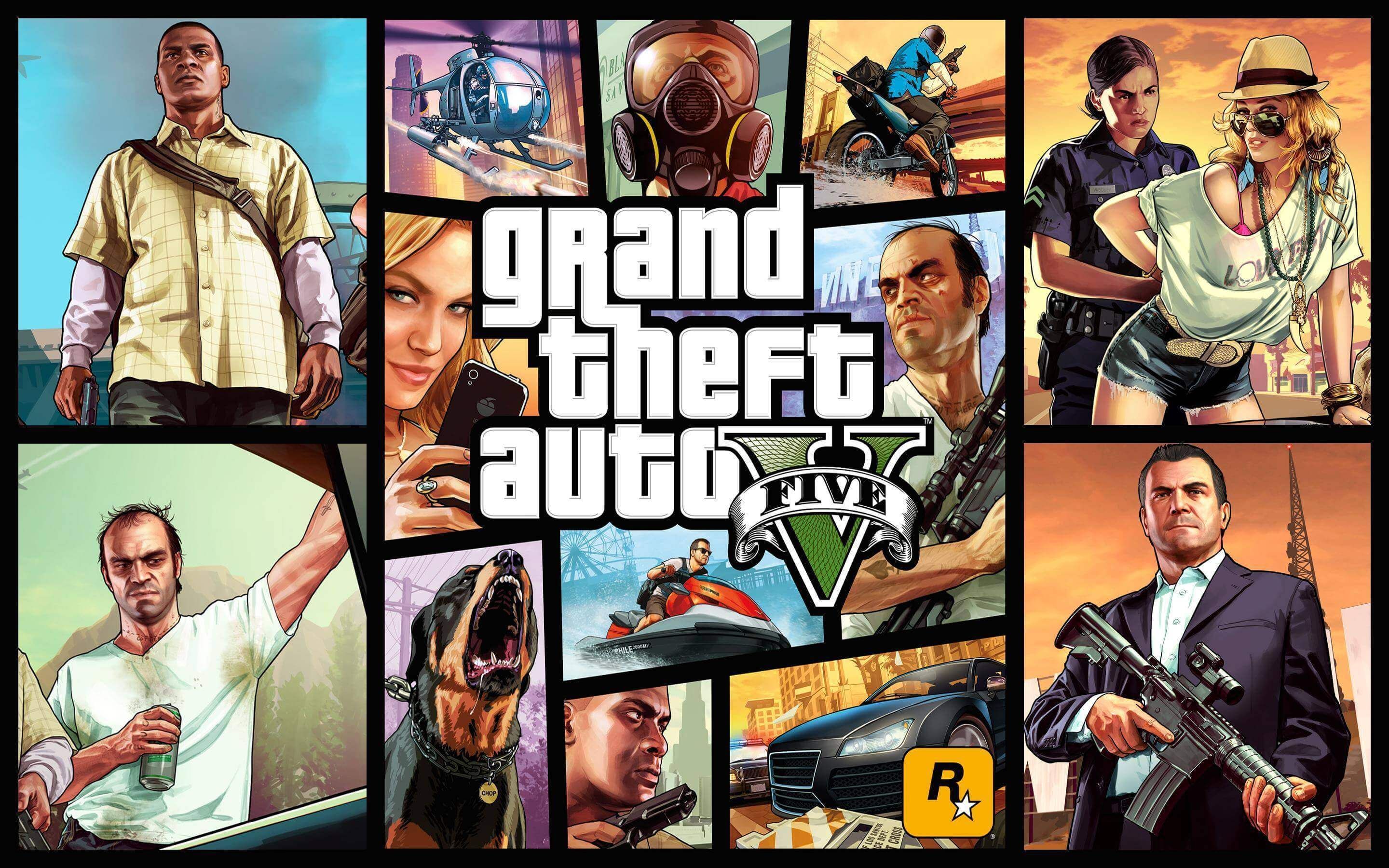 llustrasi download GTA 5 yang legal dari Rockstar Games