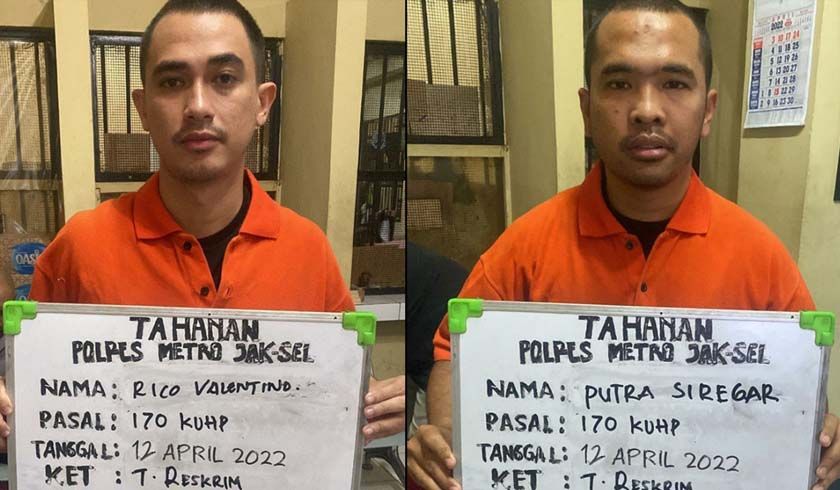 Artis Rico Valentino dan Putra Siregar Ditangkap, Sudah Ditetapkan Tersangka Kasus Pengeroyokan - PRFM News