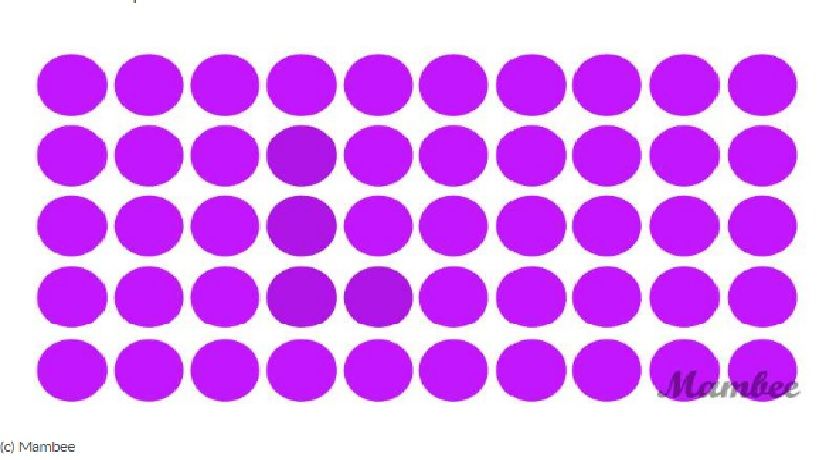 TES FOKUS - Temukan satu huruf dari titik di gambar ini dalam waktu 10 detik.