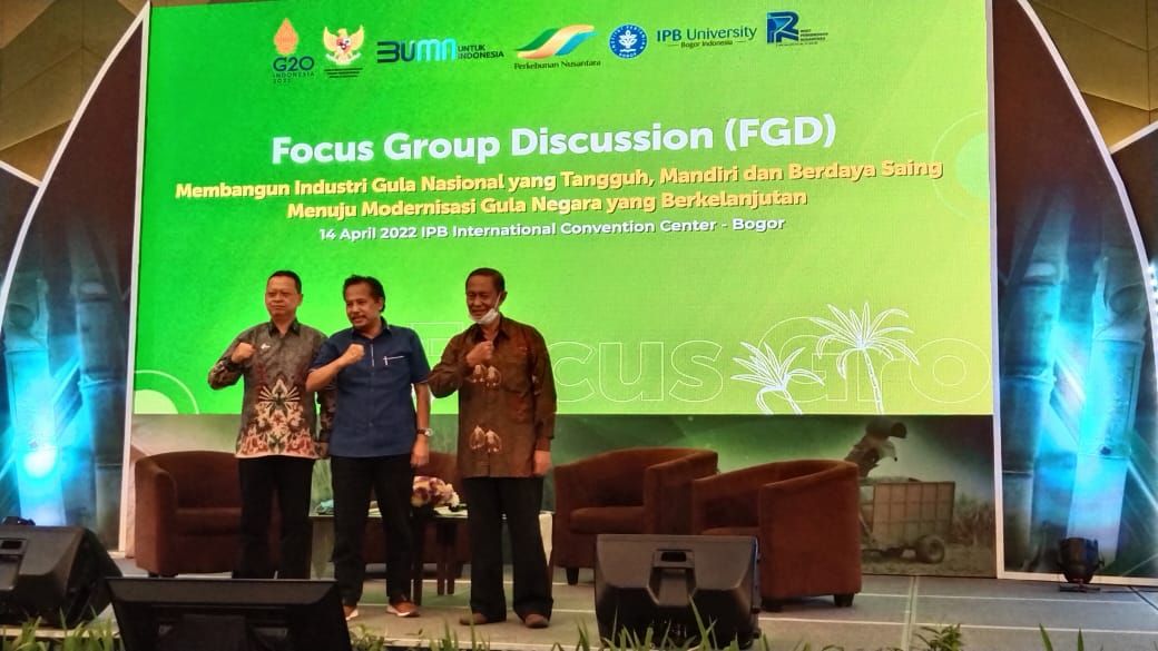 Ketua APTRI H Fatchuddin Rosyidi mengikuti kegiatan FGD di IPB Bogor