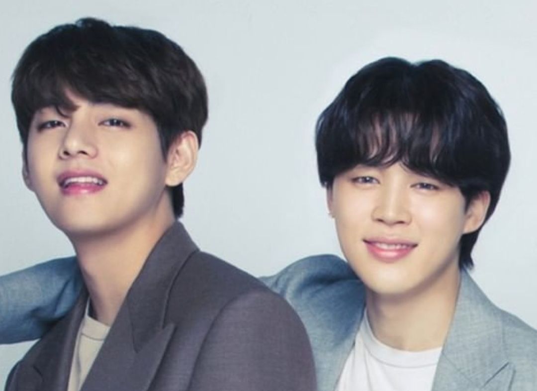 V BTS dan Jimin.