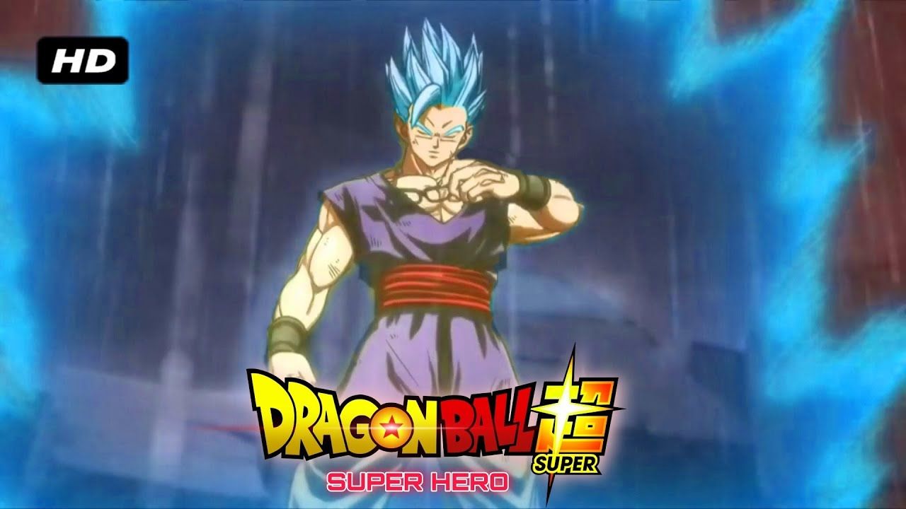 Gohan Super Saiyan Blue di series anime Dragon Ball Super Super Hero 2022.