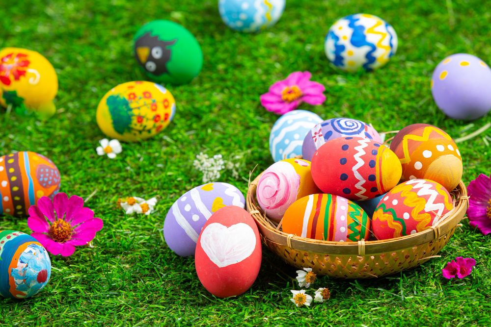 Telur Paskah colorful
