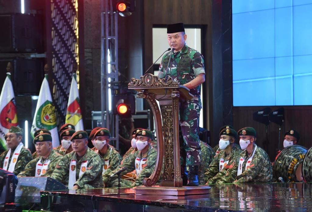 Kasad berikan Sambutan Miton TNI AD