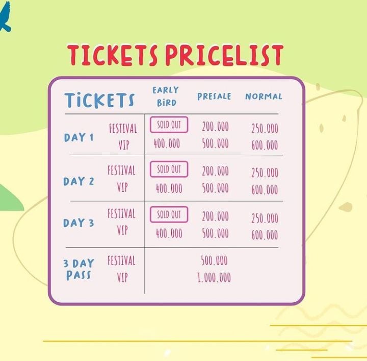 jadwal konser NOAH 2022 dan harga tiket masuk nonton Juni di Bandung