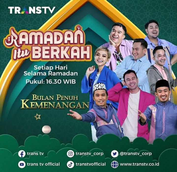 Jadwal Acara Trans TV Hari Ini 20 April 2022: Ada Brownis, Ramadan Itu ...