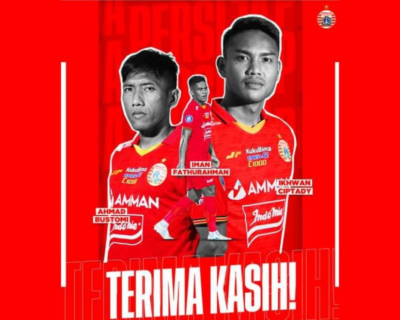 BREAKING NEWS: 3 Pemain Ini Kembali Dicoret Persija Jakarta, Salah Satunya Ahmad Bustomi
