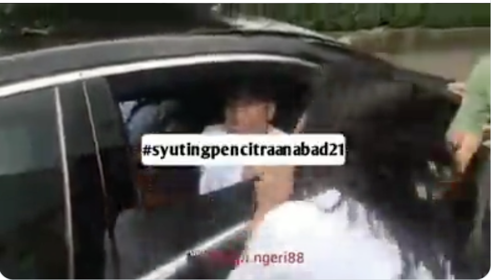 Viral video Jokowi diduga tengah syuting untuk pencitraan