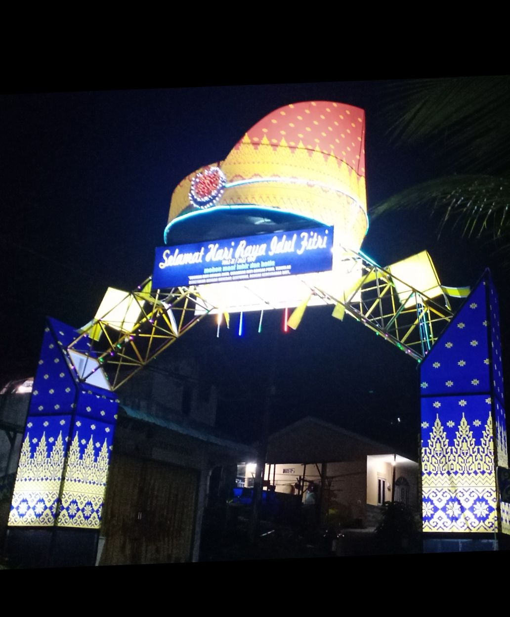 Gapura Tanjak Semarakan Ramadhan dan Idul Fitri di Kampung Melayu Seipanas.