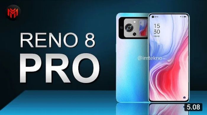 Spesifikasi dan Harga HP Oppo Reno 8 Pro 5G, Rilis