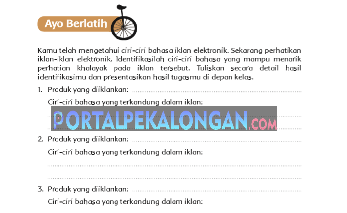 Kunci Jawaban Tema 9 Kelas 5 Halaman 82: Ciri-ciri Bahasa yang Terkandung dalam Iklan - Portal Pekalongan - Halaman 2