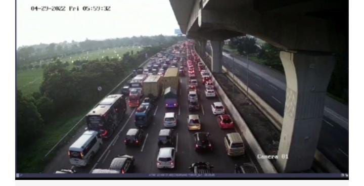 Ilustrasi gambar, Info Arus Mudik 2022: Pantauan NTMC Polri, Kemacetan Panjang Terjadi di Tol Jakarta-Cikampek