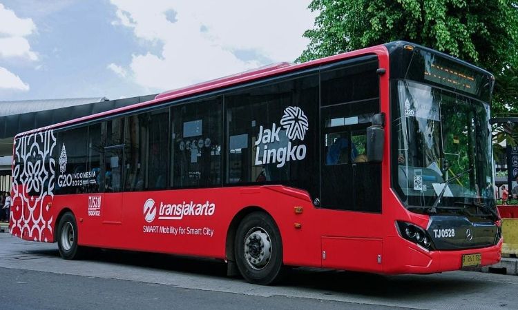 Ilustrasi bus wisata gratis dari TransJakarta untuk libur Lebaran 202.