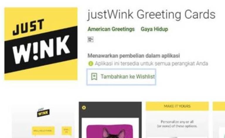 Aplikasi Ucapan Idul Fitri Paling Kreatif di Android 2022//Just Wink