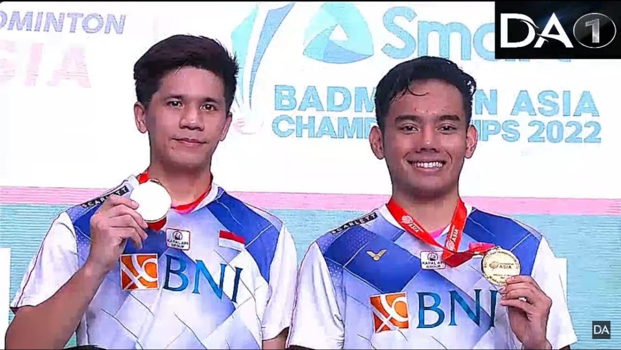 Pramudya/Yeremia Meraih Medali Emas di Badminton Asia Championship 2022, Simak Daftar Lengkap Pemenangnya