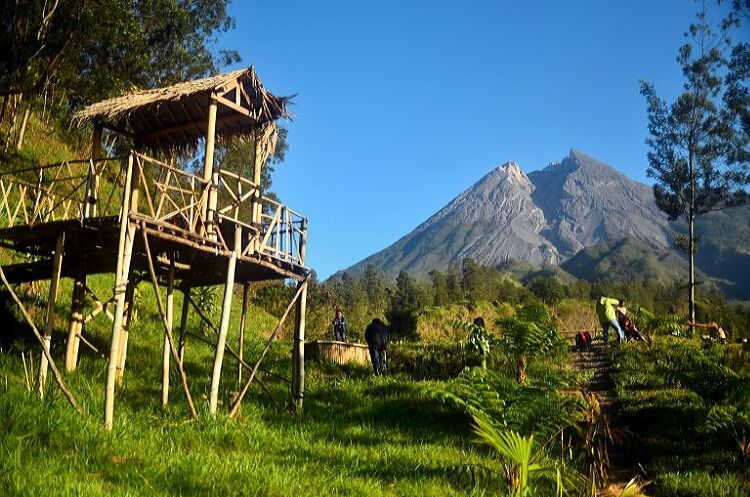 Kali Talang dilereng Gunung Merapi, salah satu destinasi wisata di Kabupaten Klaten