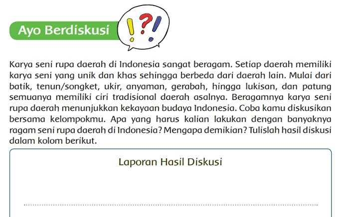 Kunci Jawaban Tema 9 Kelas 5 SD MI Halaman 136 Subtema 3 Tentang Karya ...