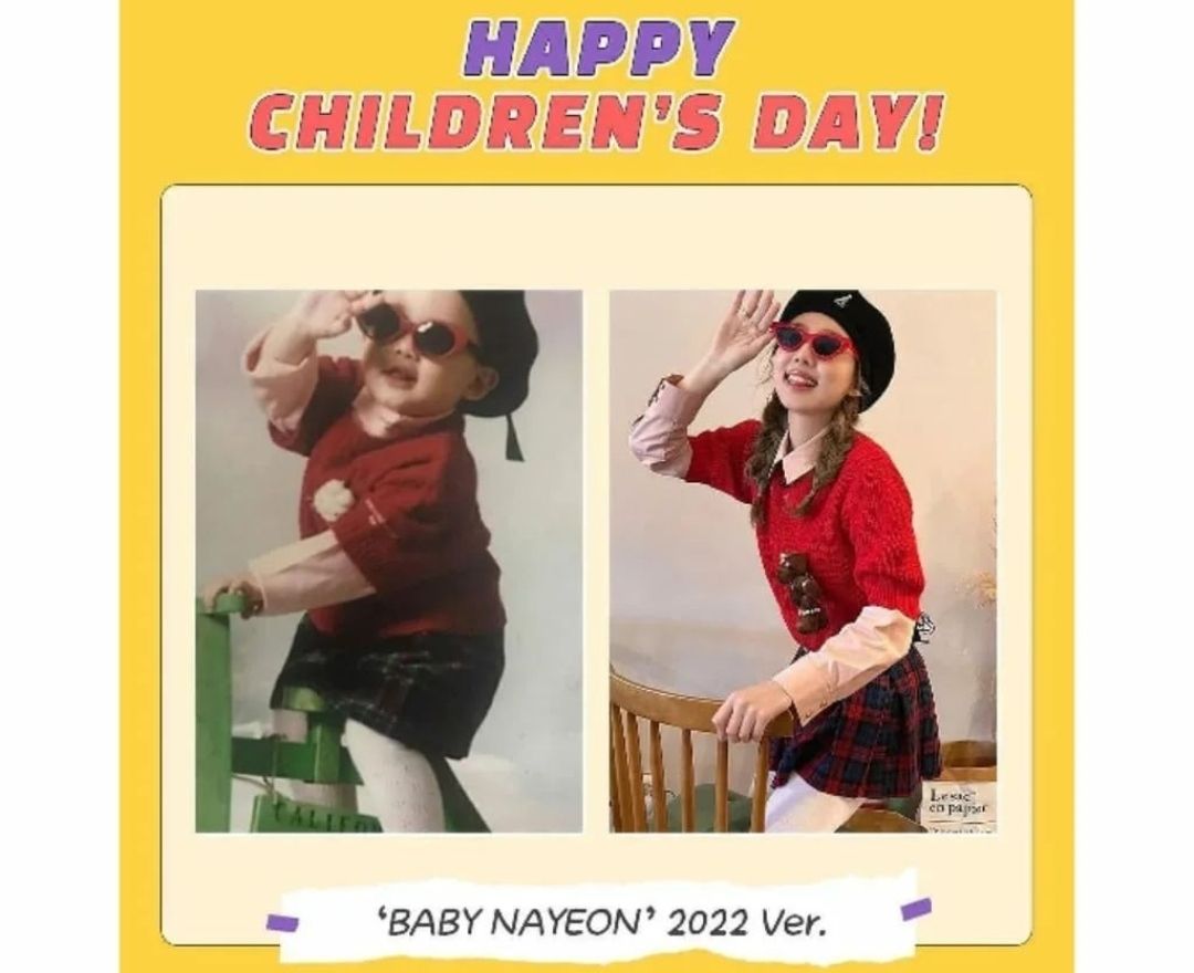 Gemes Banget! Anggota TWICE Pamer Foto Masa Kecil untuk Rayakan Hari Anak di Korea/