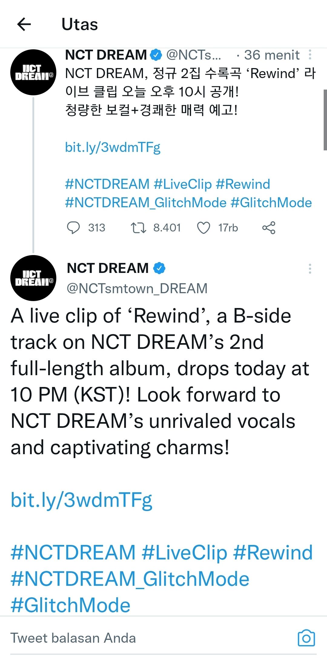 Twitter NCT Dream