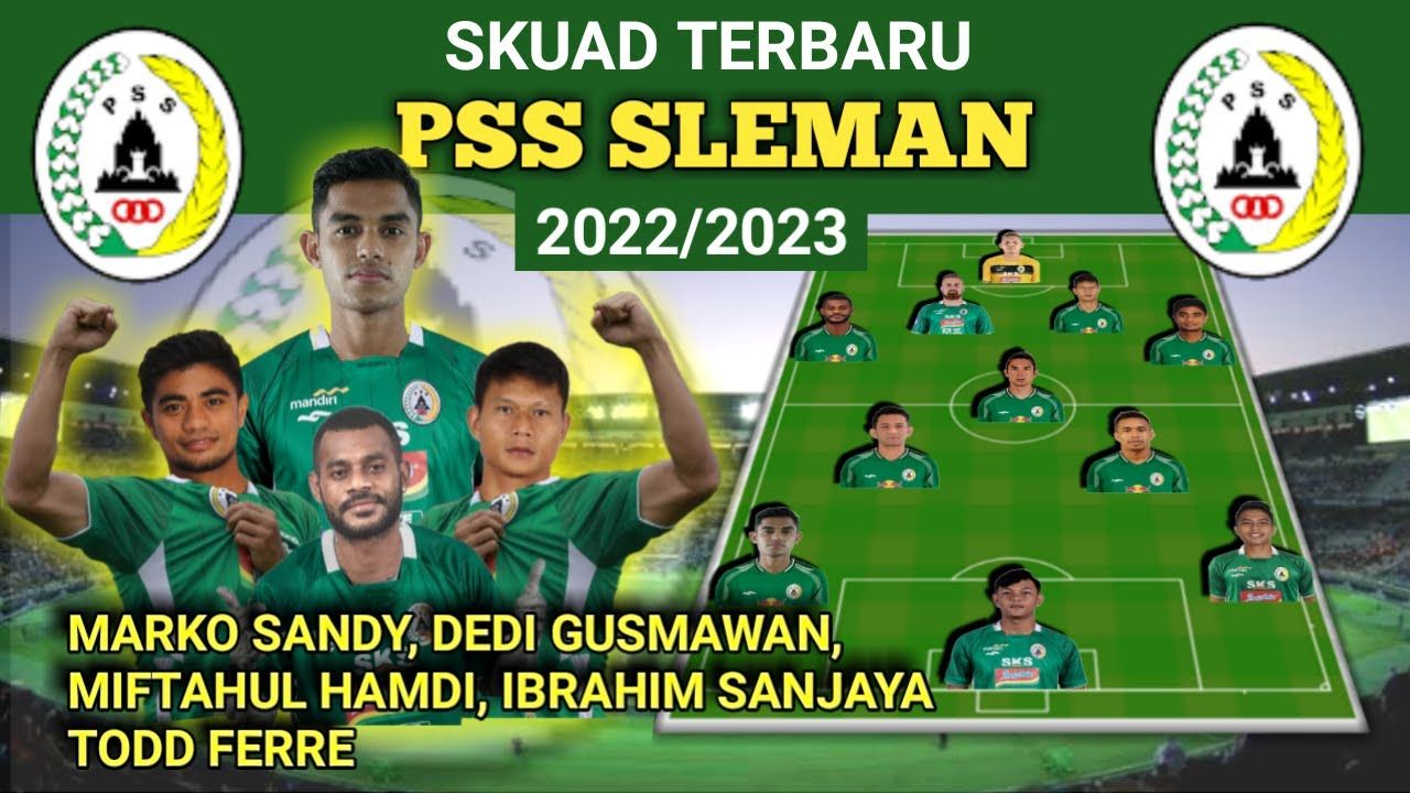 Daftar Lengkap 30 Pemain PSS Sleman Di Liga 1 2022-2023, Diisi Banyak ...