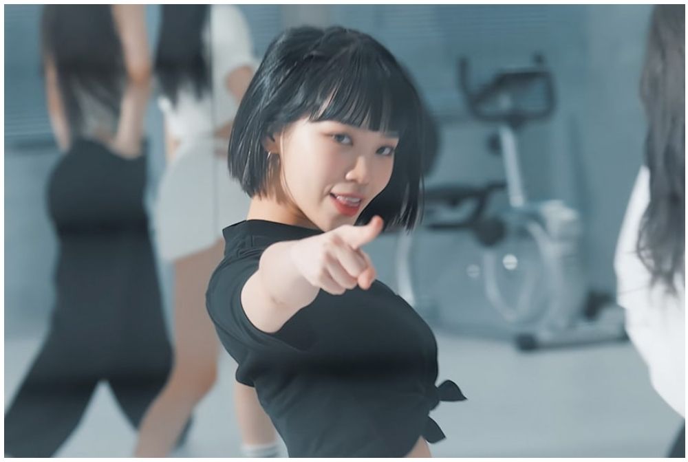 Kim Chaewon LE SSERAFIM/Tangkap layar MV Fearless