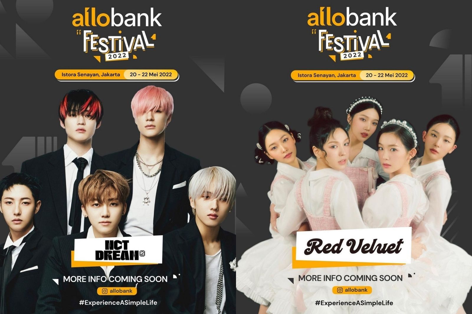 Harga tiket, link pembelian, dan jadwal konser NCT Dream dan Red Velvet di Allo Bank Festival 2022