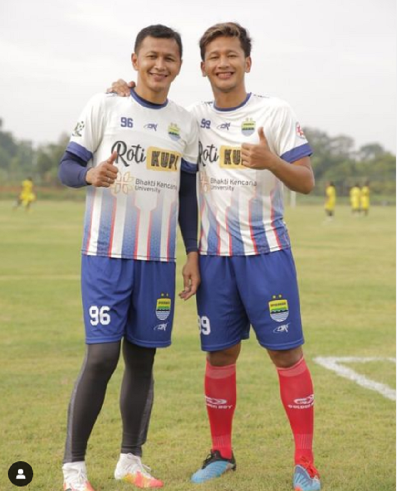 Zaenal Arief dan Yandi Sofyan mantan pemain Persib Bandung 