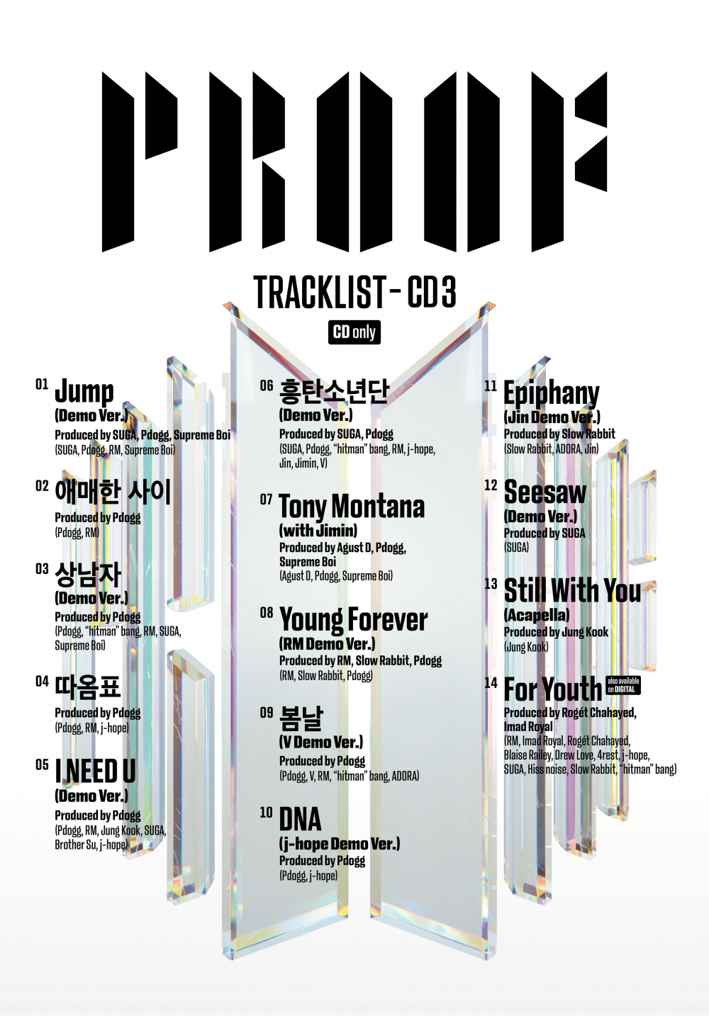 Daftar Lagu CD 3 Album Antologi 'Proof' BTS Hanya Tersedia dalam Bentuk Fisik, Penggemar Protes Gegara Ini