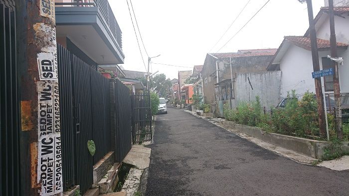 Kompleks Perumahan Vijaya Kusuma di Bandung Timur termasuk yang terdampak petir Kamis dini hari.