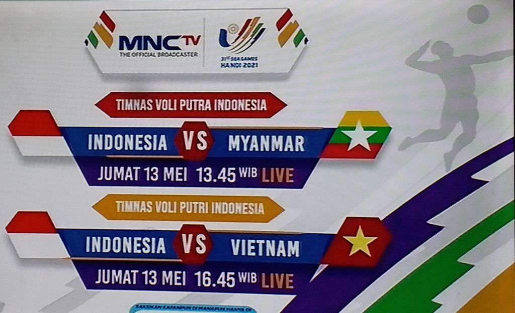 LIVE Voli SEA Games 2022, Timnas Indonesia Vs Myanmar LIVE SEKARANG ...